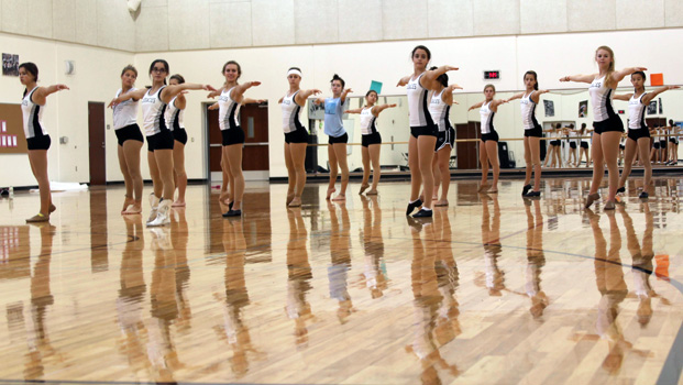 The Legacies prepare for Saturdays iDance performace. 