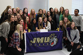 Four athletes sign to colleges on early signing day