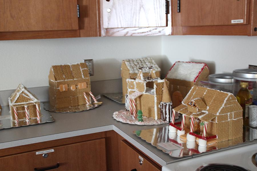 Interior design makes gingerbread houses for the holidays