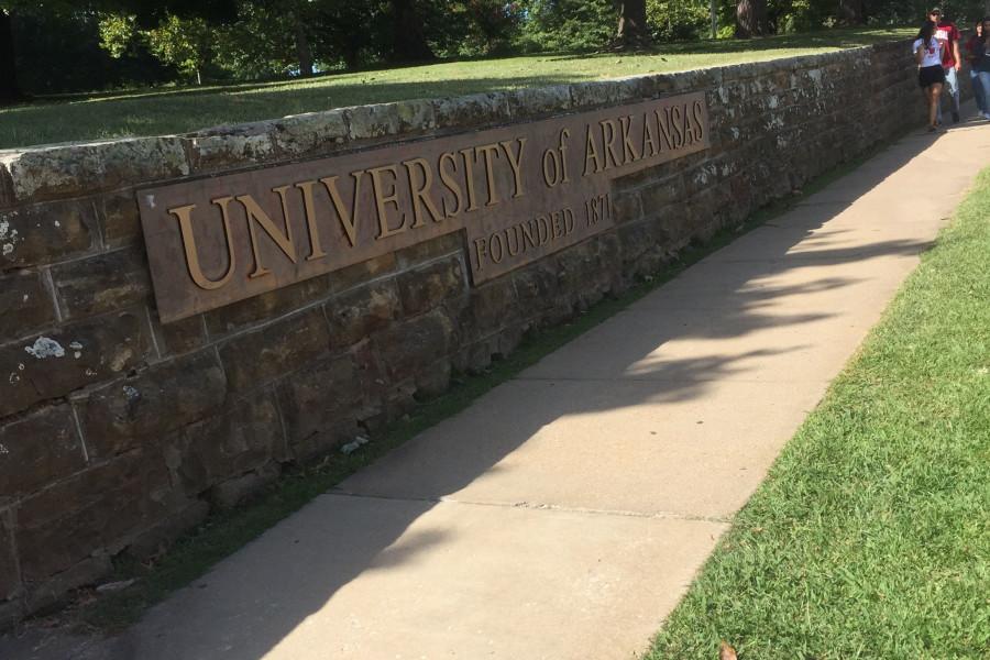 Senior visits University of Arkansas