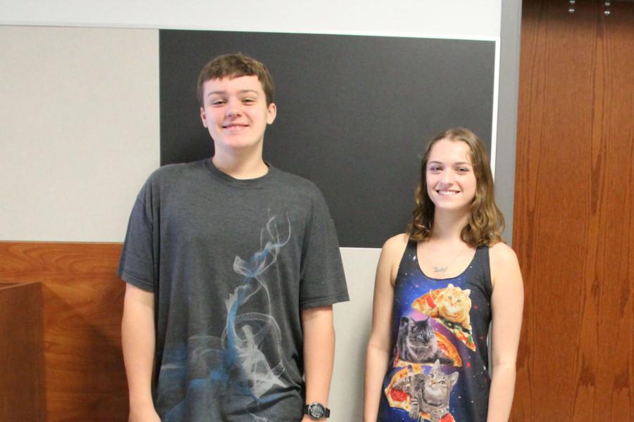 Brendan Hollaway (left) and Emily Tallman (right)