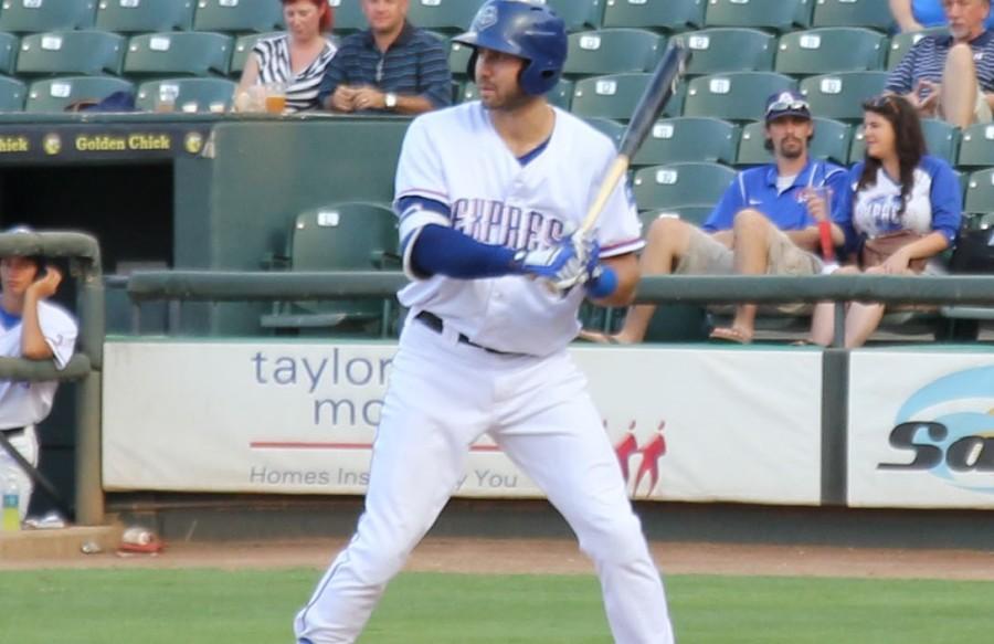 Top Prospect Joey Gallo up to bat against the Salt Lake Bees. 