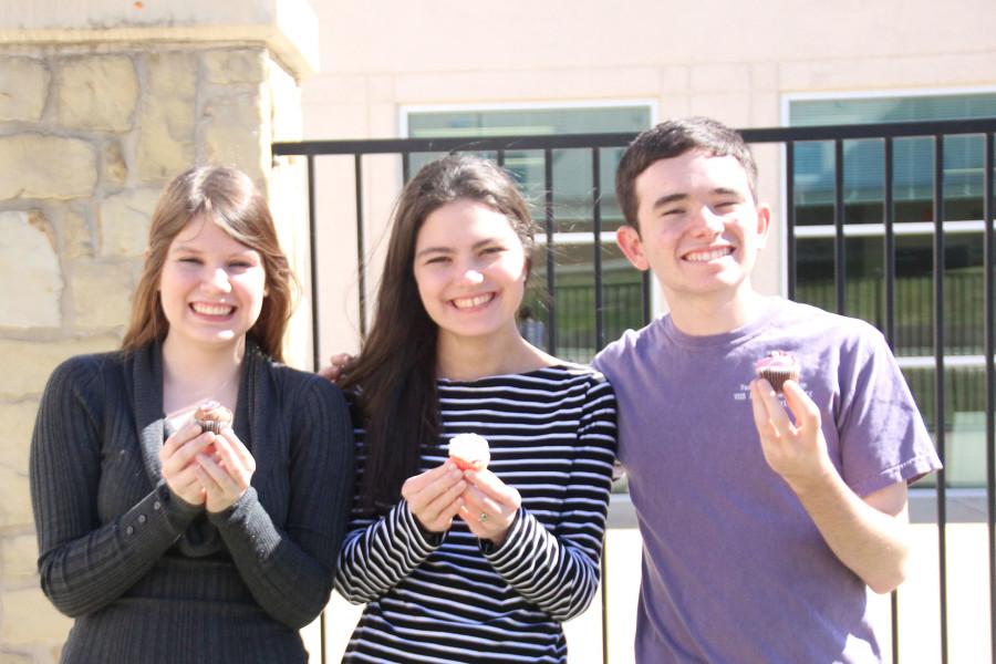 (left to right) Seniors Alaina Galasso, Emma-Rose Floyd, and Johnny Morreale turn 18 on Feburary 24, 26, and 28.