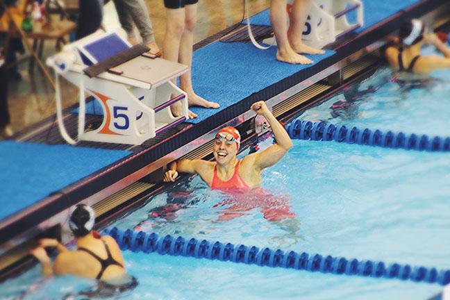 Sophomore Kendall Shields trains at Austin Swim Club and aspires to partake in the Olympics.