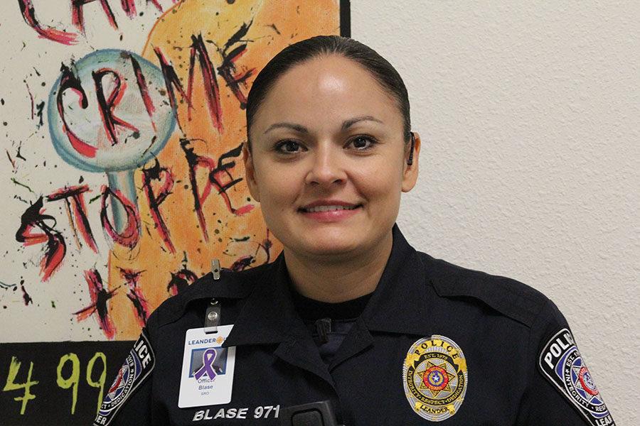 Former bookeeper Tiffany Blase has returned to the school to be an SRO officer until the end of the year
