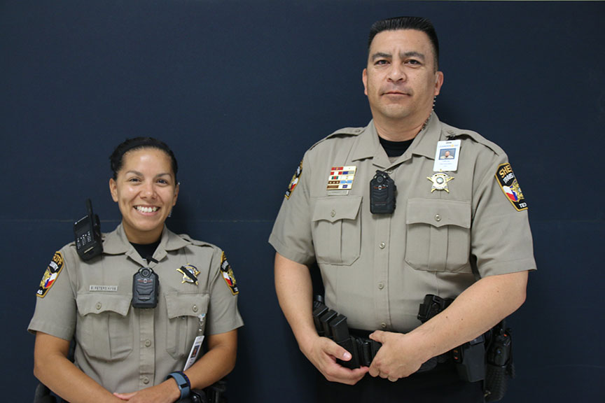 Deputy Erica Peters and Deputy Javier Hernandez will be serving as Vandegrift's School Resource Officers starting this year.