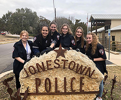 Left to right: Ameth Knox, Allison Netherton, Emma Lawler, Caitlin McKeand, Tanis Sommer, Scarlett Irwin.