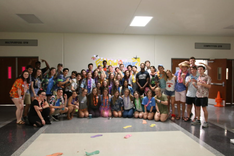 C-Squared holds Hawaiian themed lock-in after school