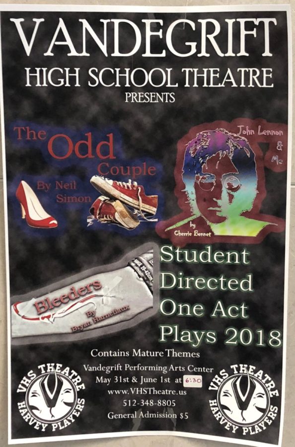 Chosen students direct one-act plays