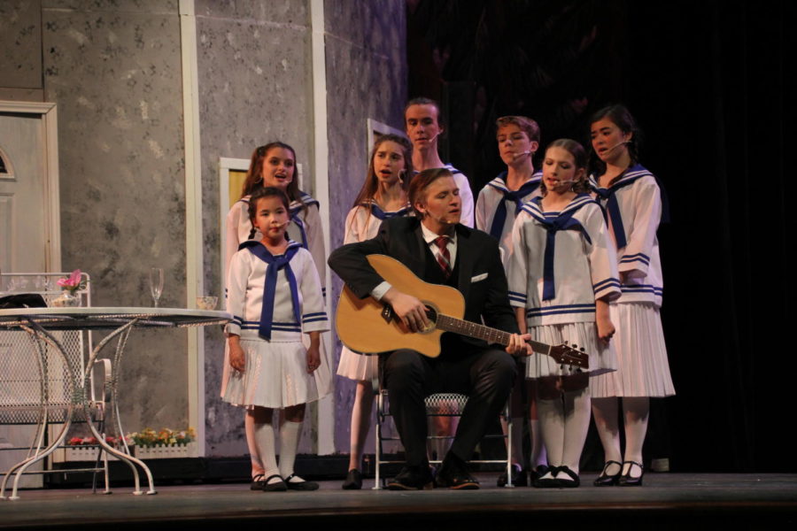 John Paul Kinney and his fellow actors sing The Sound of Music  as the von Trapp family at the theatres production of the show on Oct. 24.