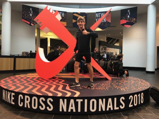 Junior Anthony Monte poses at the Nike world headquarters in Portland on Nov. 29.