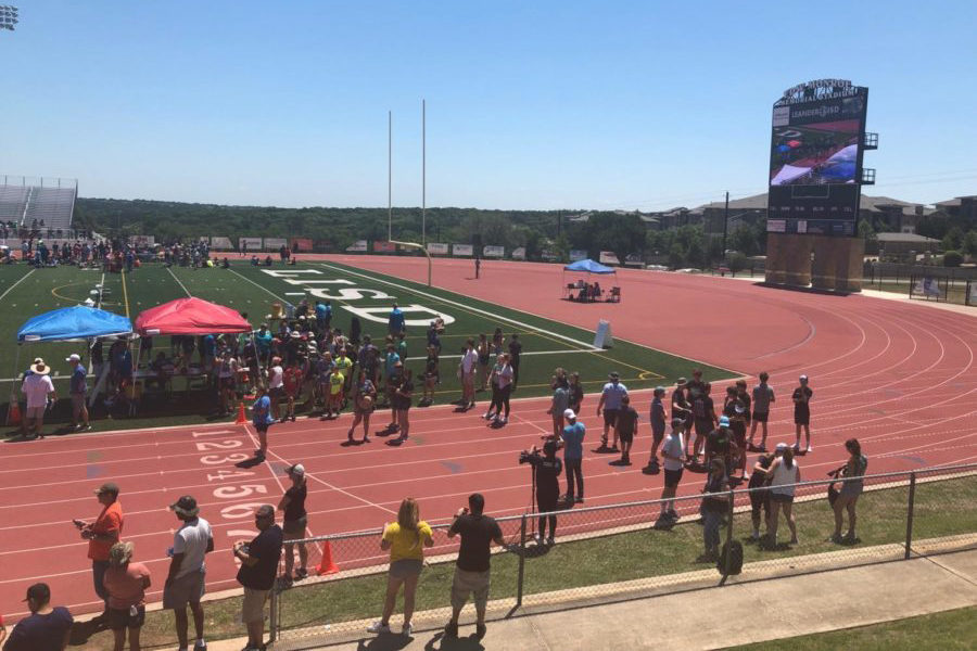 The Special Olympics invited students from elementary school to high school to represent their school districts in track and field events. 