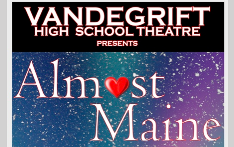 "Almost, Maine" opens this Friday at 7 p.m. in the Performing Arts Center.