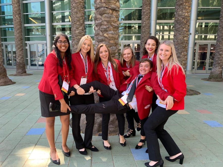 The FCCLA national competition took place in Anahiem, Calif..