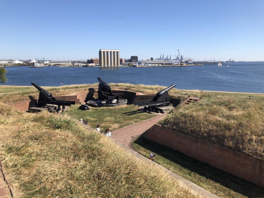 View of Baltimore from Fort Mchenry