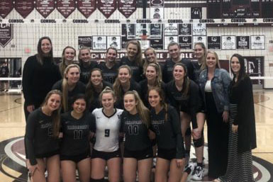 Volleyball team passes onto round three of playoffs for first time