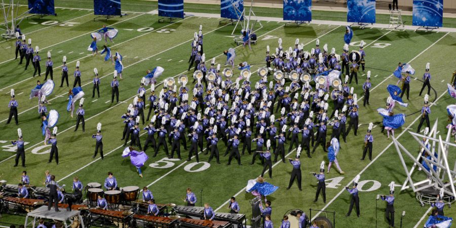 Band performs "Aria Queen of the Night" during competition.
