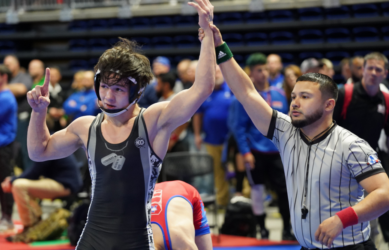 Senior UIL wrestling state champion Vandegrift Voice