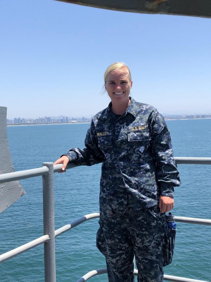 Meghan OMalley graduated class of USNA 2020 and plans to join the Navy.