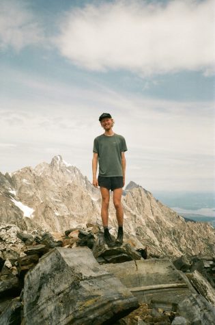 Alec McKeand hikes in the Grand Tetons in Wyoming in 2019.