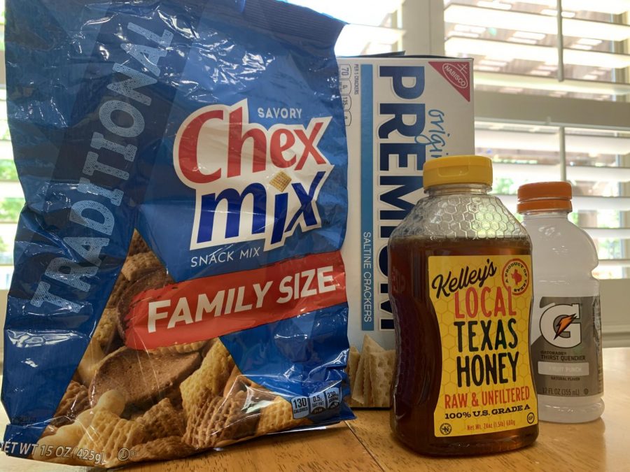 During my COVID experience, the things that were very helpful to me were Chex Mix, saltine crackers, honey, and Gatorade.