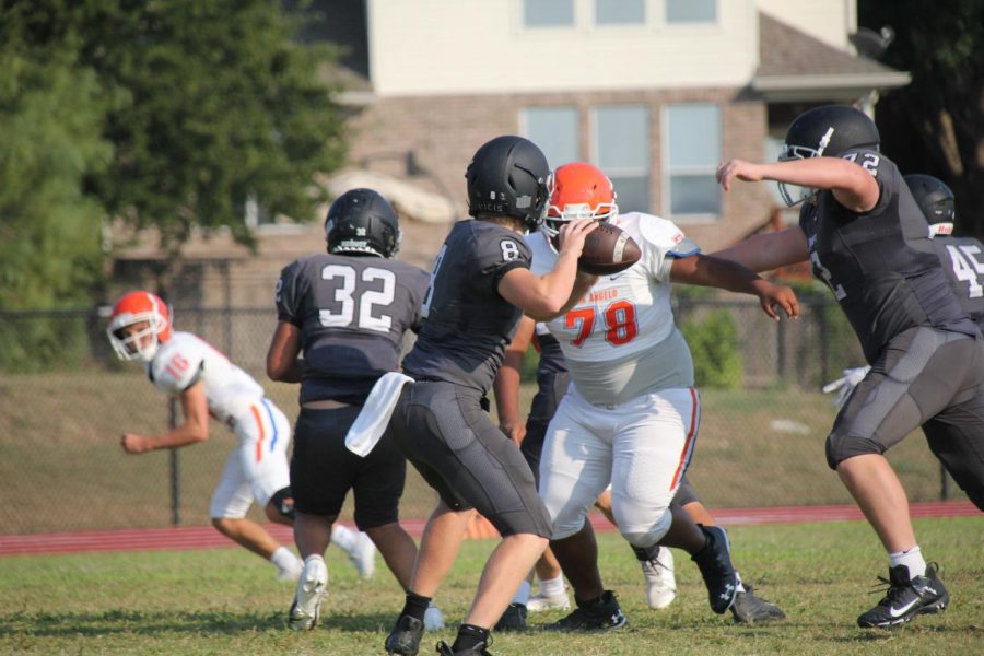 JV Silver Football wins 21-14 against San Angelo Central. (Natalie Weber)