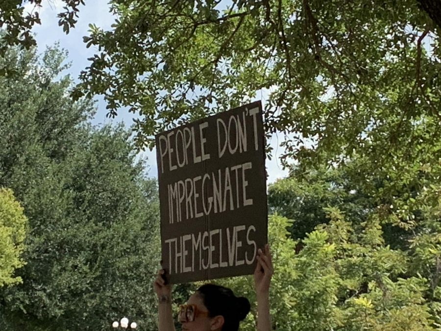 Stop Texas SB8 Now protest