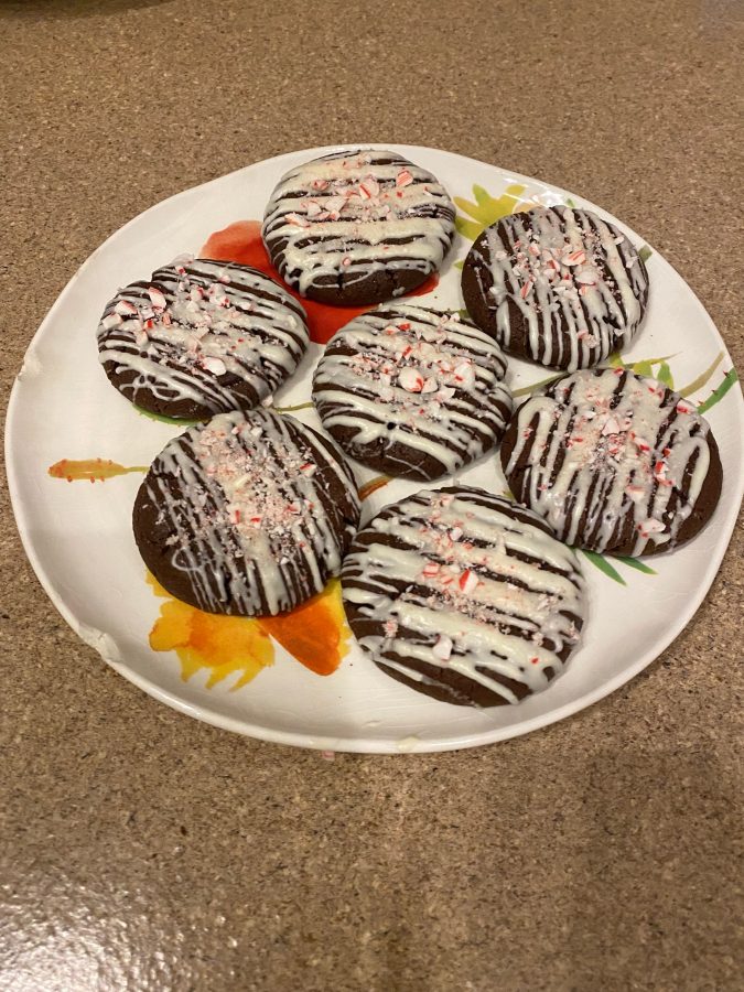 Chocolate peppermint cookies