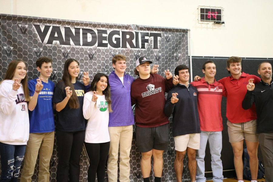 All the athletes who signed today