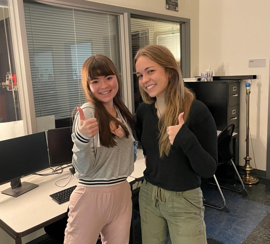 Senior AV students, Erin Seitzler and Anna Zavelson, reflect on their year in the class so far. 