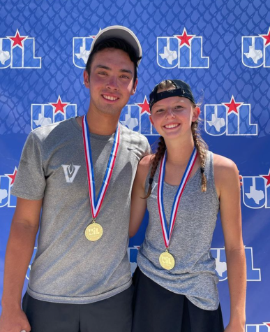Mixed doubles tennis finish in state quarterfinals