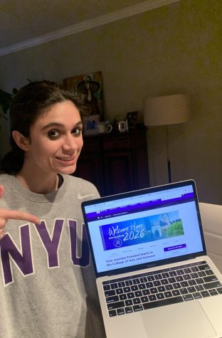 Already ready to go in her NYU merch, Talu will begin her freshman year in September of 2022. 