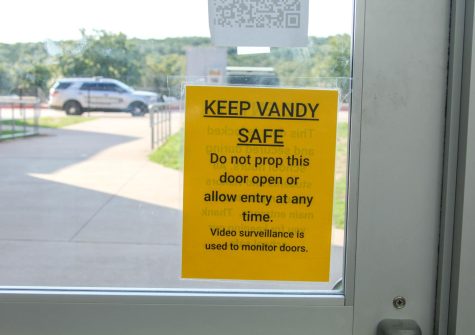 Ample signage is posted on exterior doors around campus, urging students and staff to avoid propping doors open and letting students in through side doors. Students and parents are only permitted to enter through the front entrance of building one.