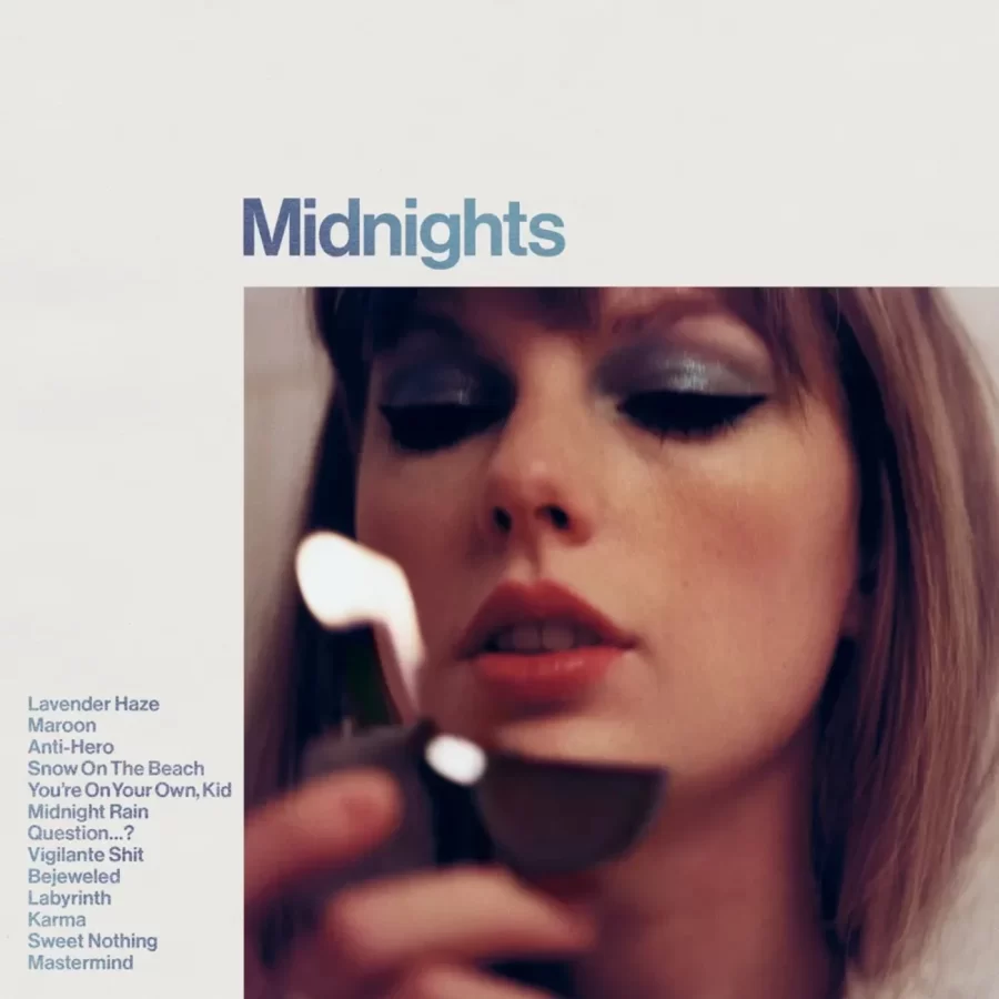 Taylor Swifts new album Midnights official album cover