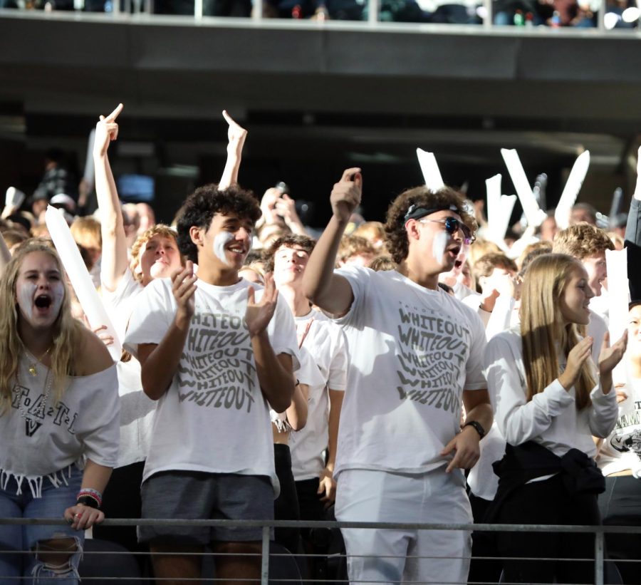 Fans made the 200 mile journey north to AT&T Stadium for the varsity football state championship match. With the Vipers in white, the game became a defacto White Out game.