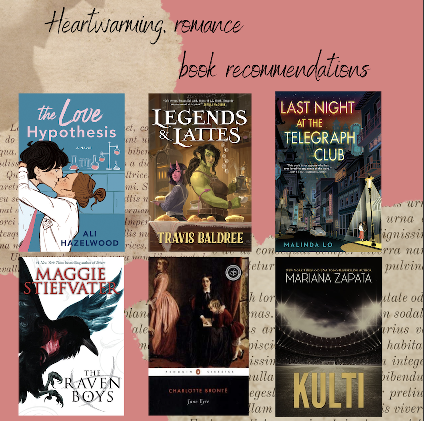 Heartwarming, romance book recommendations