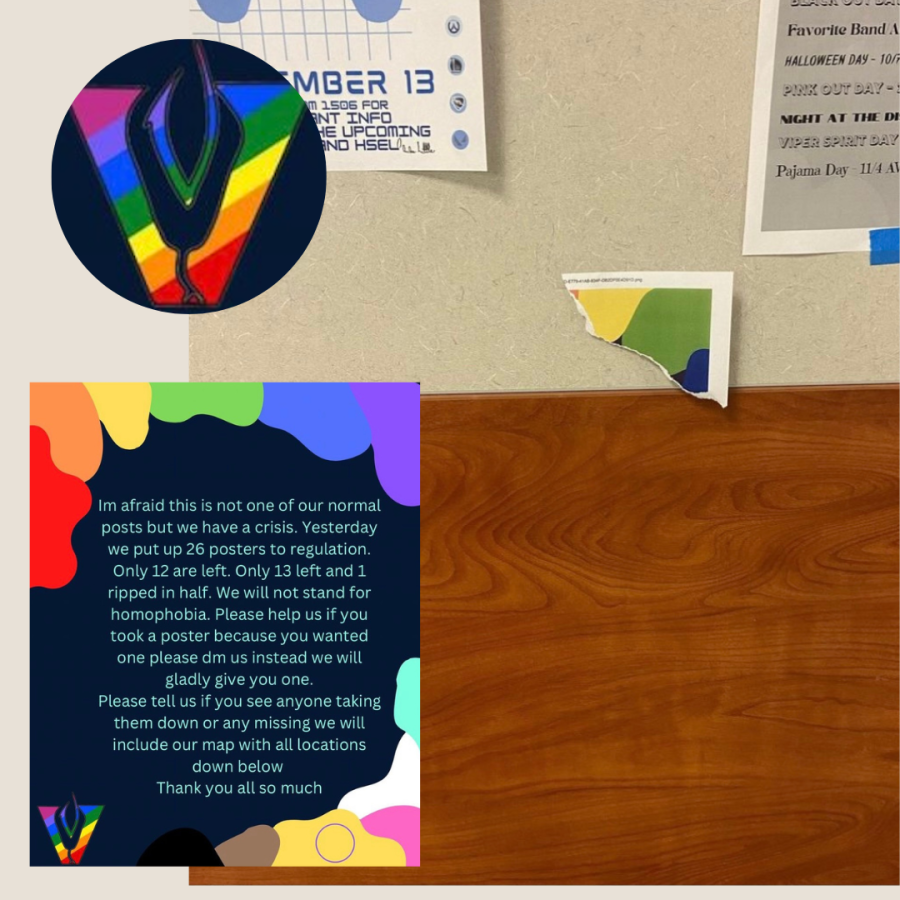 Because of recent damage to posters, the LGBTQ+ club posted an update on Instagram, urging fellow students to help support their club. 