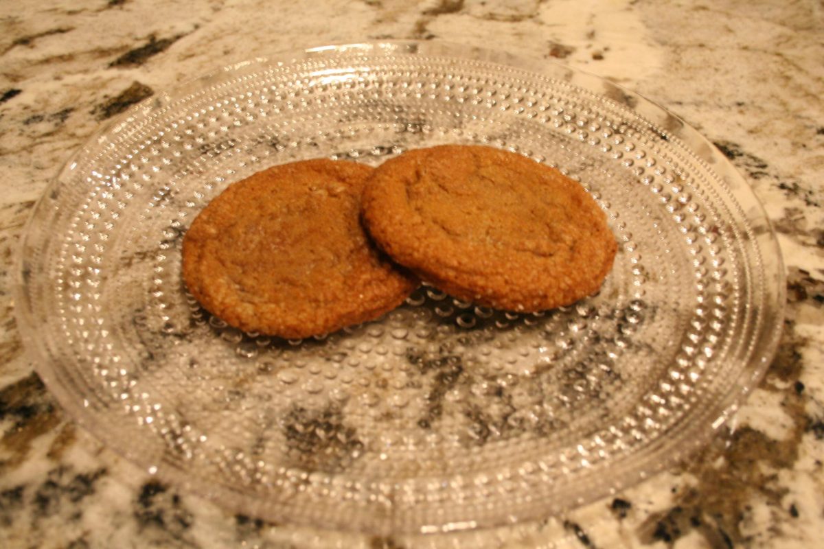 Quick holiday treat: Ginger molasses cookies