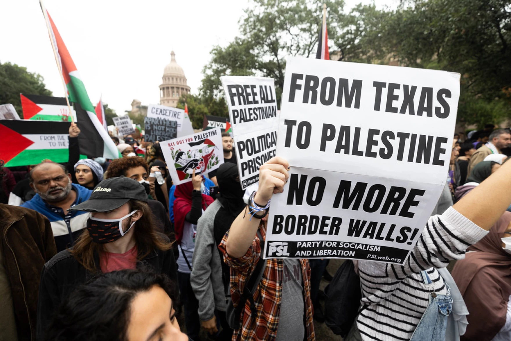 Students fill downtown Austin streets to demand ceasefire in Gaza
