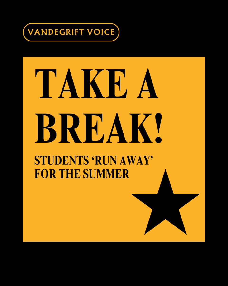 Take a Break: Students 'run away' for the summer