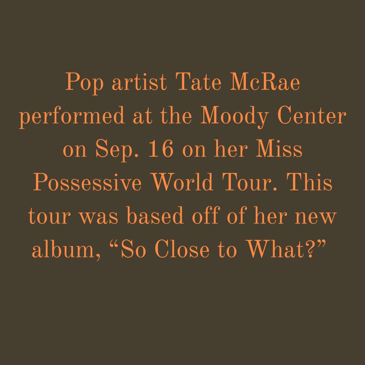 Tate McRae