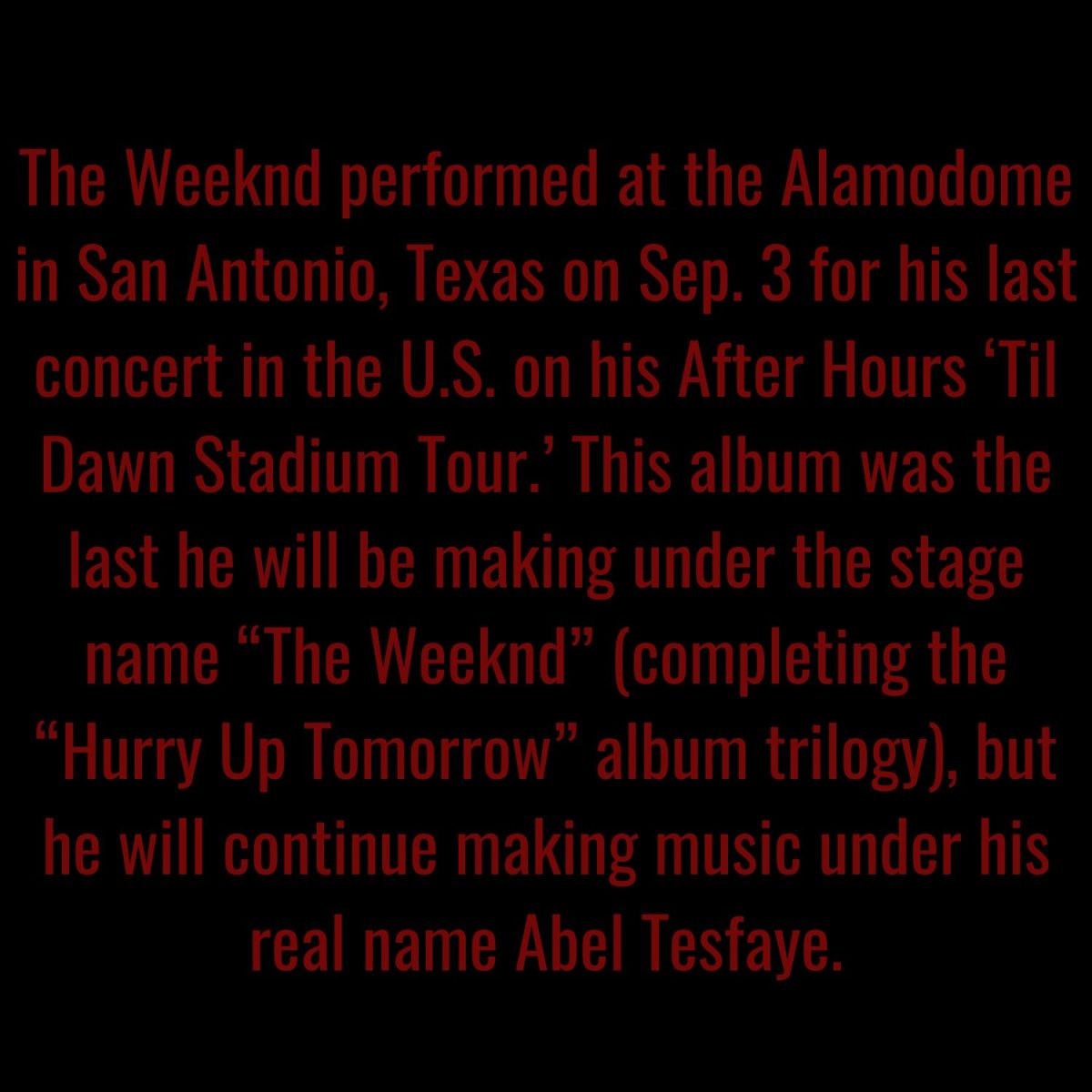 The Weeknd